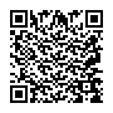 QR код за телефонен номер +2697768679