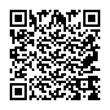 Codice QR per il numero di telefono +2697768687