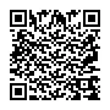 QR-koodi puhelinnumerolle +2697768709