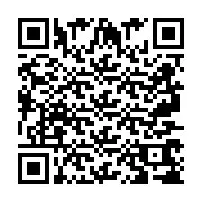 Código QR para número de telefone +2697768718