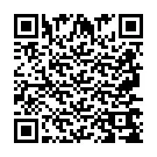 QR код за телефонен номер +2697768726