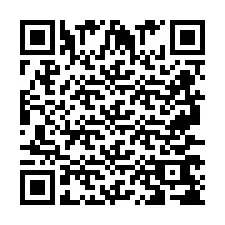 Codice QR per il numero di telefono +2697768736