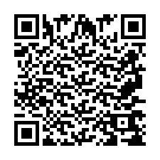 Codice QR per il numero di telefono +2697768737