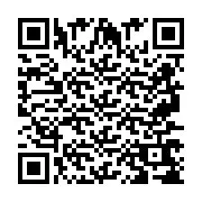 Código QR para número de teléfono +2697768756