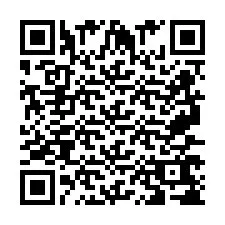 QR Code สำหรับหมายเลขโทรศัพท์ +2697768763