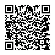 Codice QR per il numero di telefono +2697768768