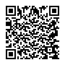 Codice QR per il numero di telefono +2697768776