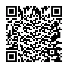 QR Code pour le numéro de téléphone +2697768777