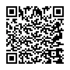 Codice QR per il numero di telefono +2697768789