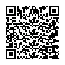 Codice QR per il numero di telefono +2697768796