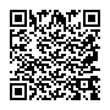 QR-koodi puhelinnumerolle +2697768806