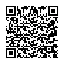 Codice QR per il numero di telefono +2697768810