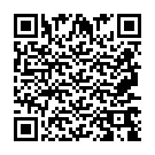 QR-code voor telefoonnummer +2697768817