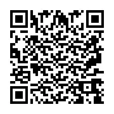 Codice QR per il numero di telefono +2697768881