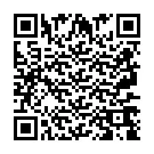 QR-code voor telefoonnummer +2697768890