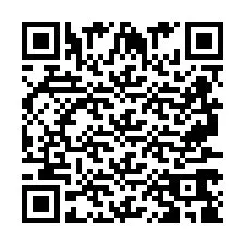 QR код за телефонен номер +2697768986