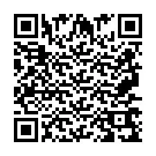 Codice QR per il numero di telefono +2697769127