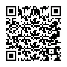 Codice QR per il numero di telefono +2697769406