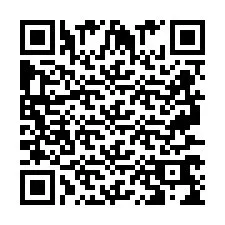 QR код за телефонен номер +2697769412