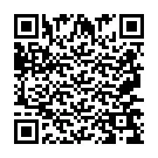 Codice QR per il numero di telefono +2697769673