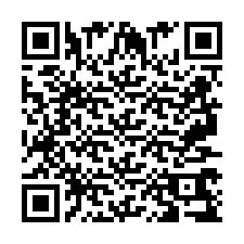 Codice QR per il numero di telefono +2697769709