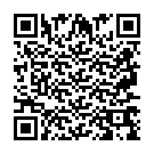 QR код за телефонен номер +2697769812