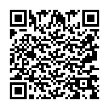 Codice QR per il numero di telefono +2697769820