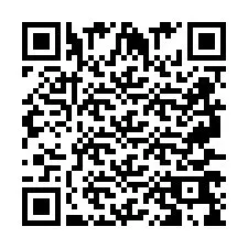 Codice QR per il numero di telefono +2697769832