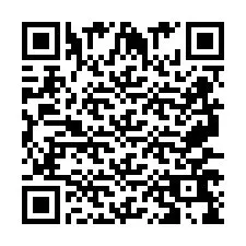 Codice QR per il numero di telefono +2697769873