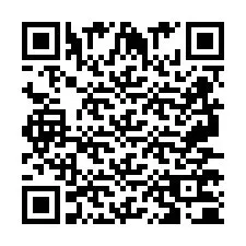 QR-code voor telefoonnummer +2697770069