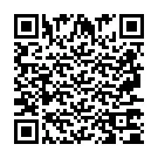 QR Code pour le numéro de téléphone +2697770082