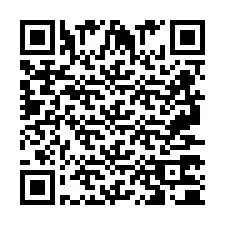 Código QR para número de teléfono +2697770089