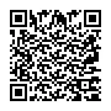 Codice QR per il numero di telefono +2697770108