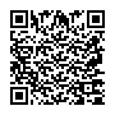 Código QR para número de telefone +2697770596