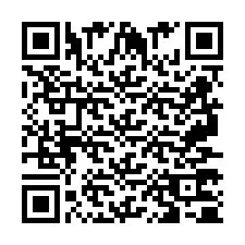 Codice QR per il numero di telefono +2697770599