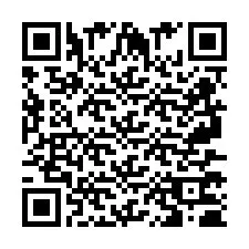 QR код за телефонен номер +2697770624