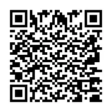 Código QR para número de telefone +2697770698