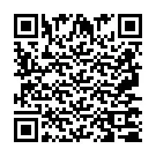 Codice QR per il numero di telefono +2697770729