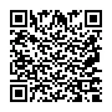 Codice QR per il numero di telefono +2697770833