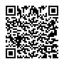 Codice QR per il numero di telefono +2697770938