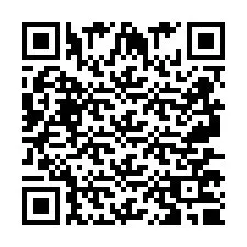 Codice QR per il numero di telefono +2697770974