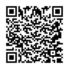 Codice QR per il numero di telefono +2697770975