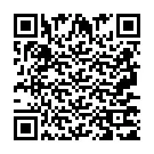 Codice QR per il numero di telefono +2697771135