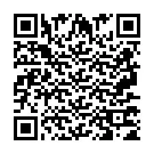 Codice QR per il numero di telefono +2697771415