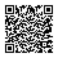 Codice QR per il numero di telefono +2697771808