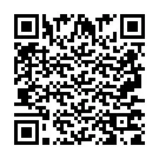 QR код за телефонен номер +2697771825