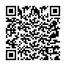 QR Code สำหรับหมายเลขโทรศัพท์ +2697771848