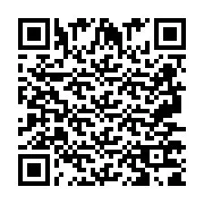 QR Code pour le numéro de téléphone +2697771869