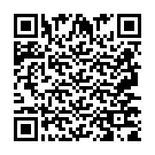 QR код за телефонен номер +2697771879