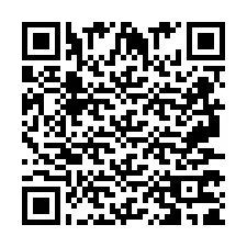 Codice QR per il numero di telefono +2697771919